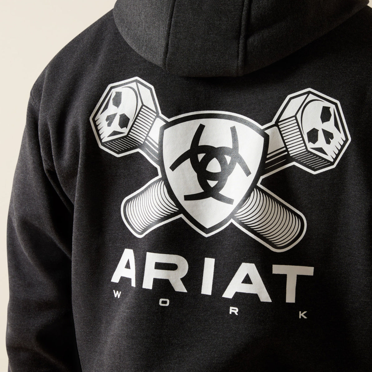 Ariat Men's Rebar Workman Bolt Graphic Hoodie Sweatshirts & Hoodies Ariat