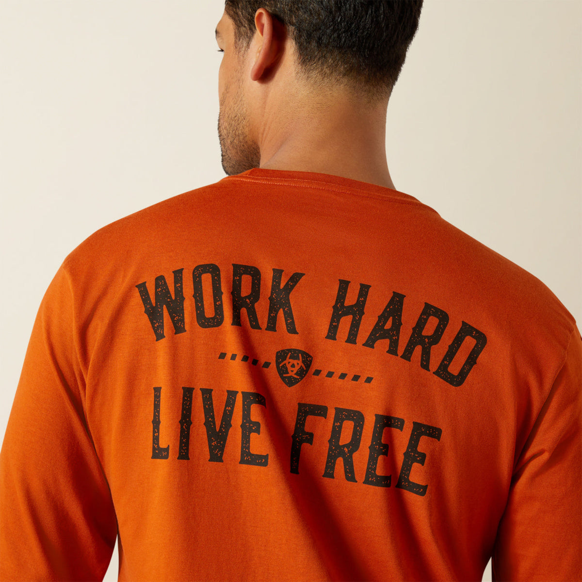 Ariat Men's Rebar® CottonStrong™ Graphic Long Sleeve Pocket T-Shirt Long Sleeve T-Shirts Ariat