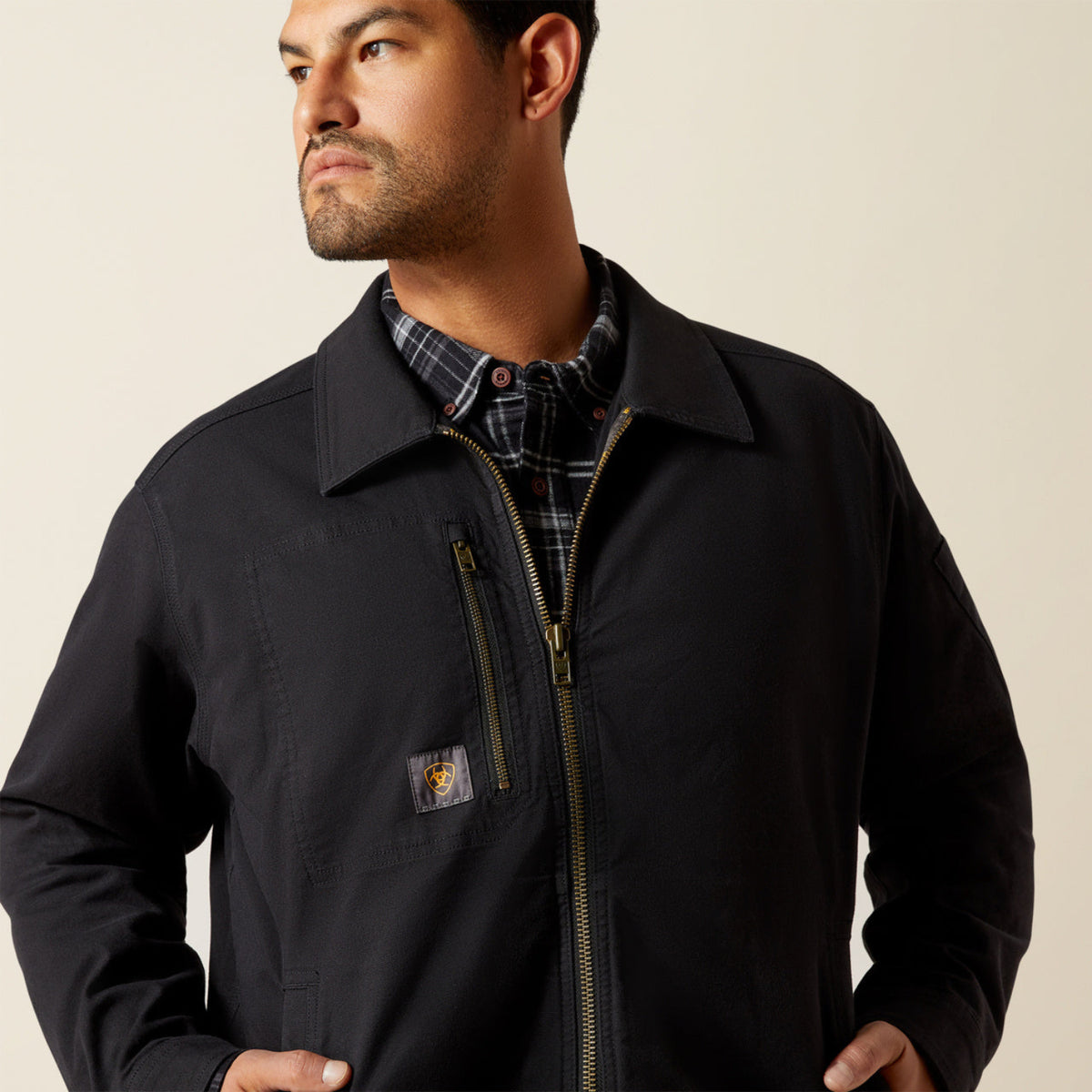 Ariat Men's Rebar Made Tough Canvas Shop Jacket Jackets & Coats Ariat