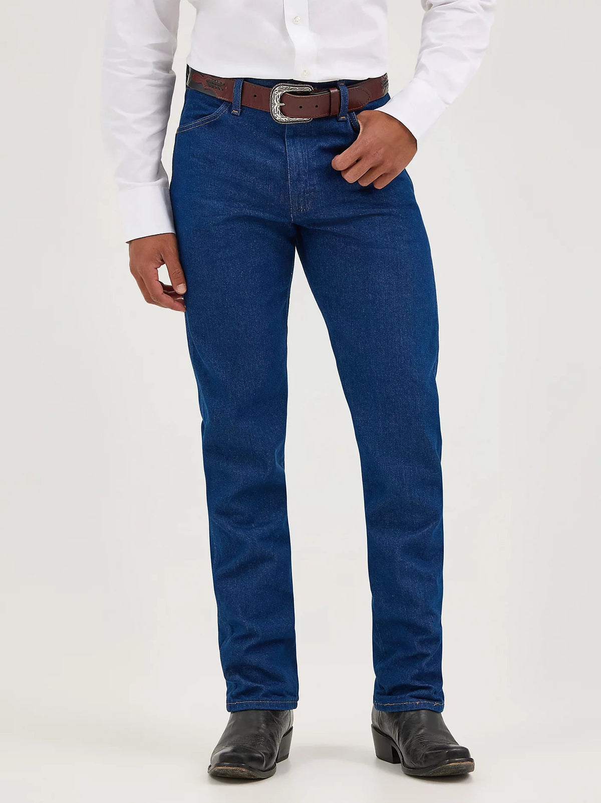 Wrangler Men's Cowboy Cut Original Fit Jean Pants Wrangler Prewashed Indigo 28 30 Inseam