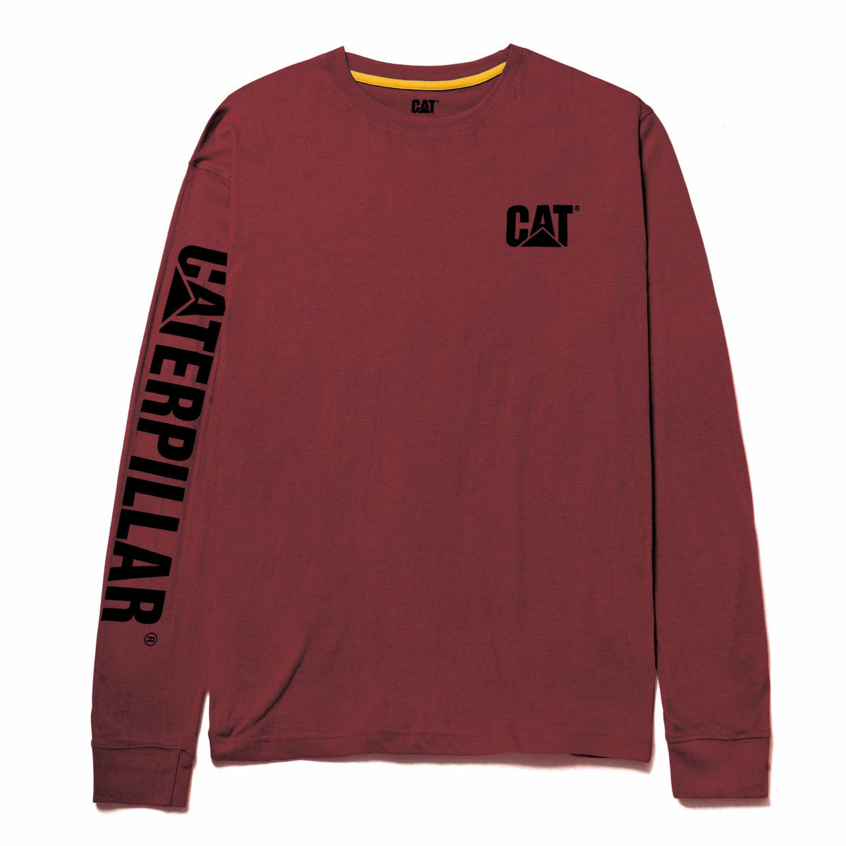 CAT Men&#39;s Trademark Banner Long Sleeve Tee - Work World - Workwear, Work Boots, Safety Gear