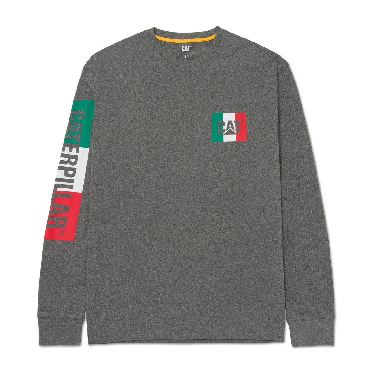 CAT Men's Trademark Banner Long Sleeve Tee - Work World - Workwear, Work Boots, Safety Gear