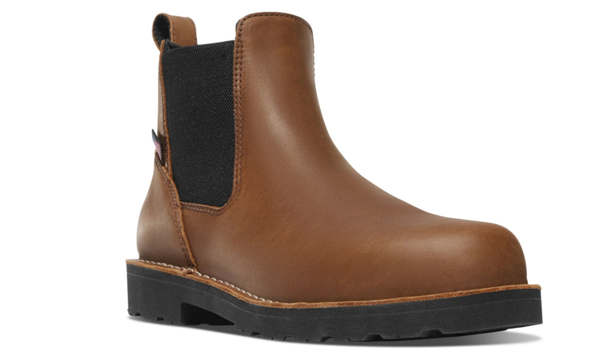 Danner Men's Bull Run 6" Chelsea Boot Work Boots Danner Tobacco 10 2E