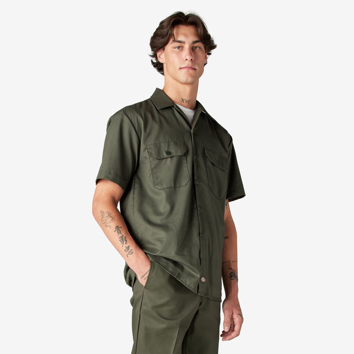 Dickies Men&#39;s Short Sleeve Work Shirt