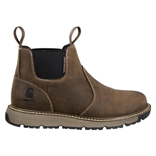 Carhartt Women's Millbrook 4" EH Romeo Wedge Boot Work Boots Carhartt Mossy Brown 10 M