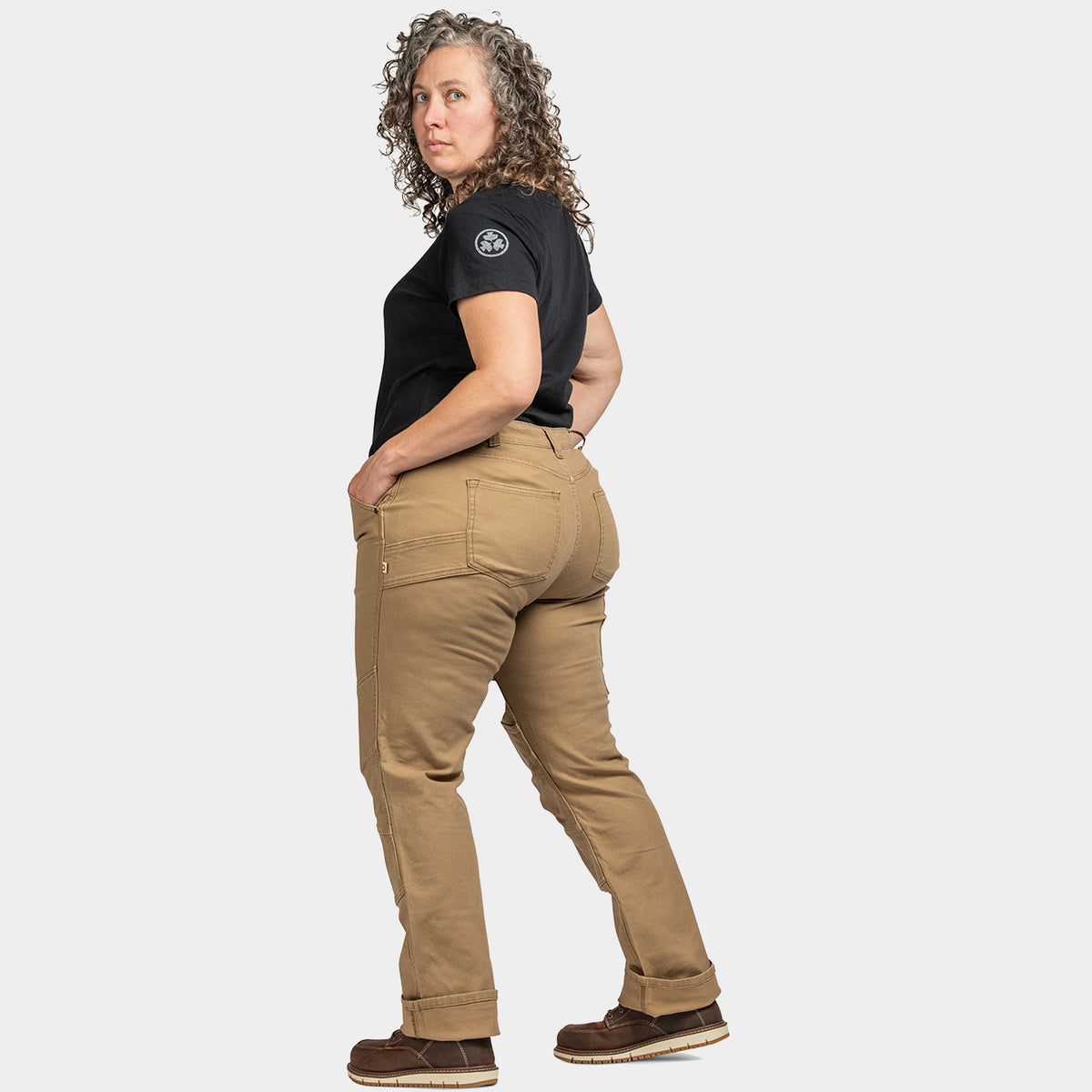 Dovetail Workwear Women's GO TO Double-Front Canvas Stretch Pant Pants Dovetail Workwear