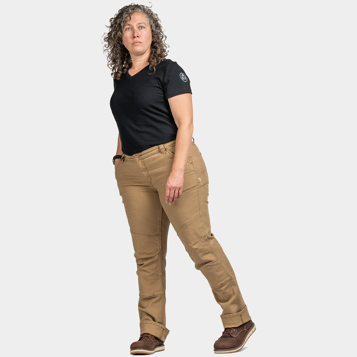 Dovetail Workwear Women's GO TO Double-Front Canvas Stretch Pant Pants Dovetail Workwear