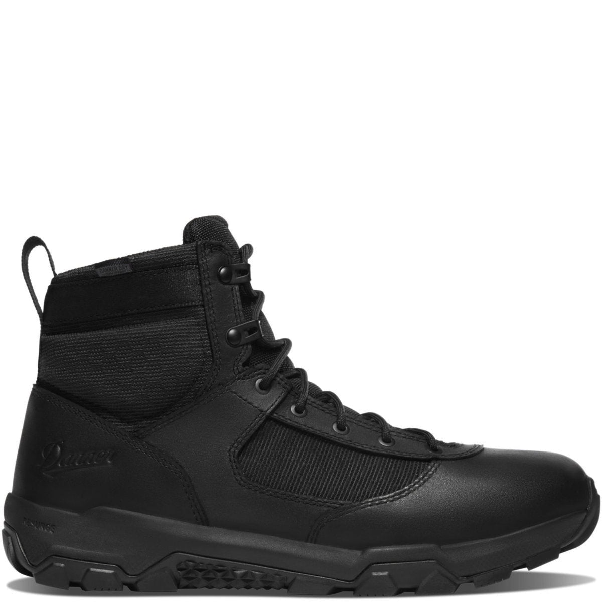 Danner Men's Sonic Side-Zip 6" Waterproof Work Boot Work Boots Danner Black 10 2E