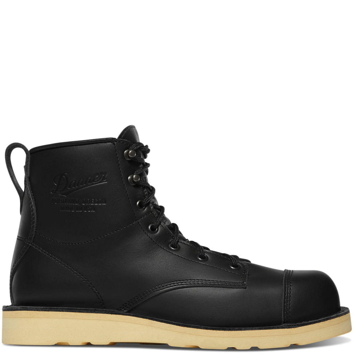 Danner Men's Moto Wedge GTX 6" Waterproof Work Boot Work Boots Danner Black 10 D