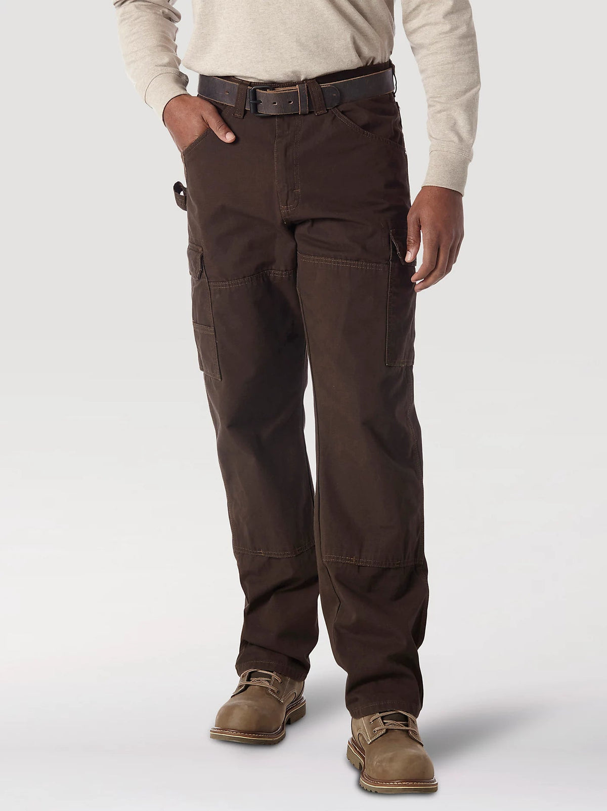 Wrangler® RIGGS Workwear® Men's Ripstop Ranger Pant Pants Wrangler RIGGS Dark Brown 29 30 Inseam