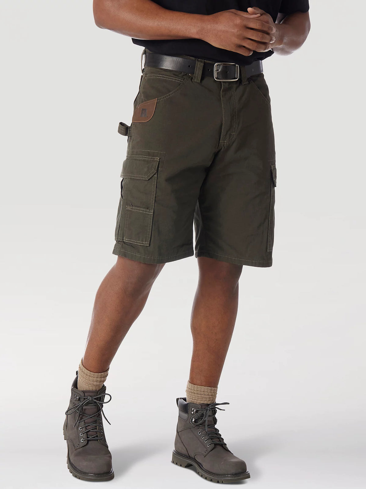 Wrangler® RIGGS Workwear® Men's Ripstop Ranger Cargo Short Shorts Wrangler RIGGS Loden 30