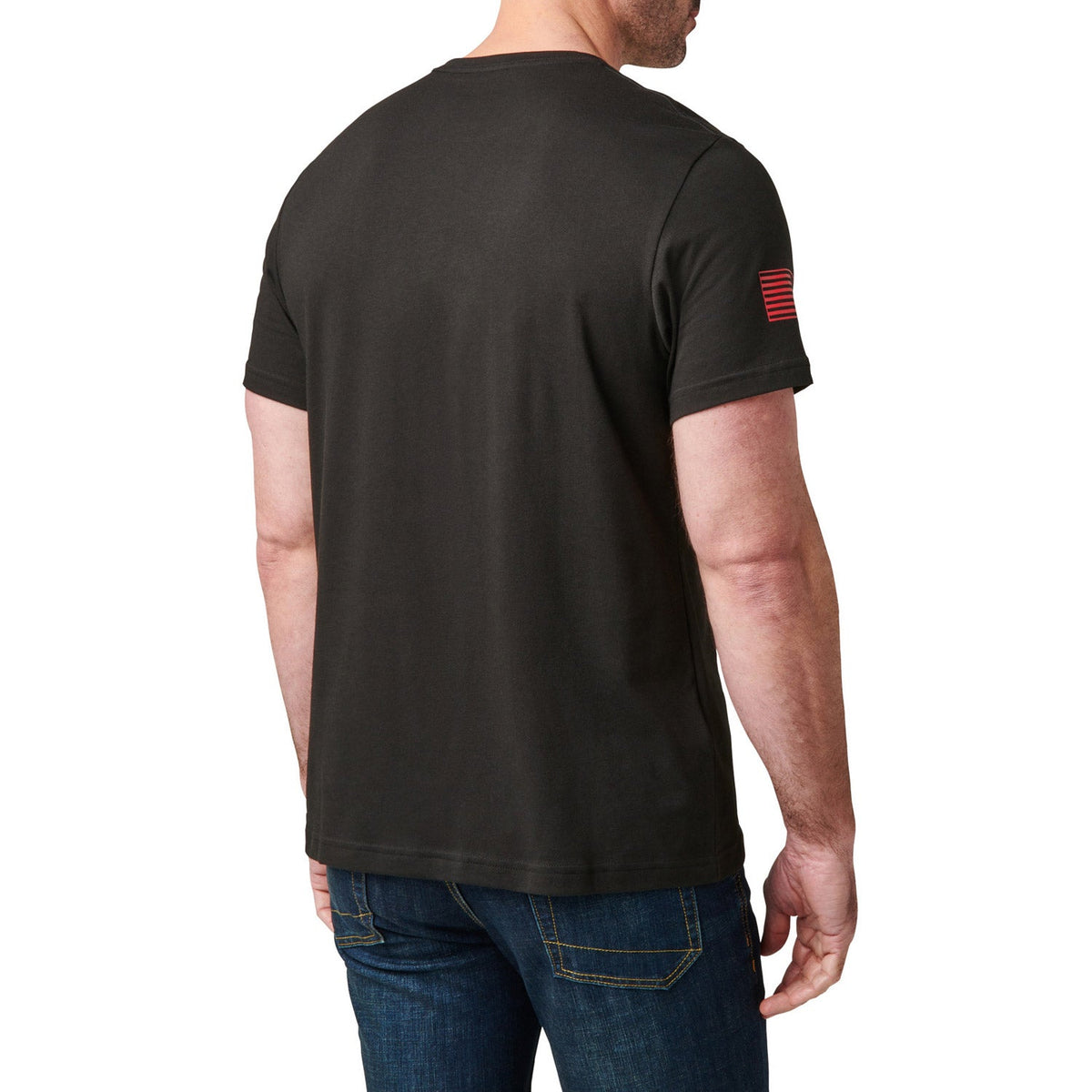 5.11 Tactical Men's USA Flag Fill Logo Graphic T-Shirt T-Shirts 5.11 Tactical