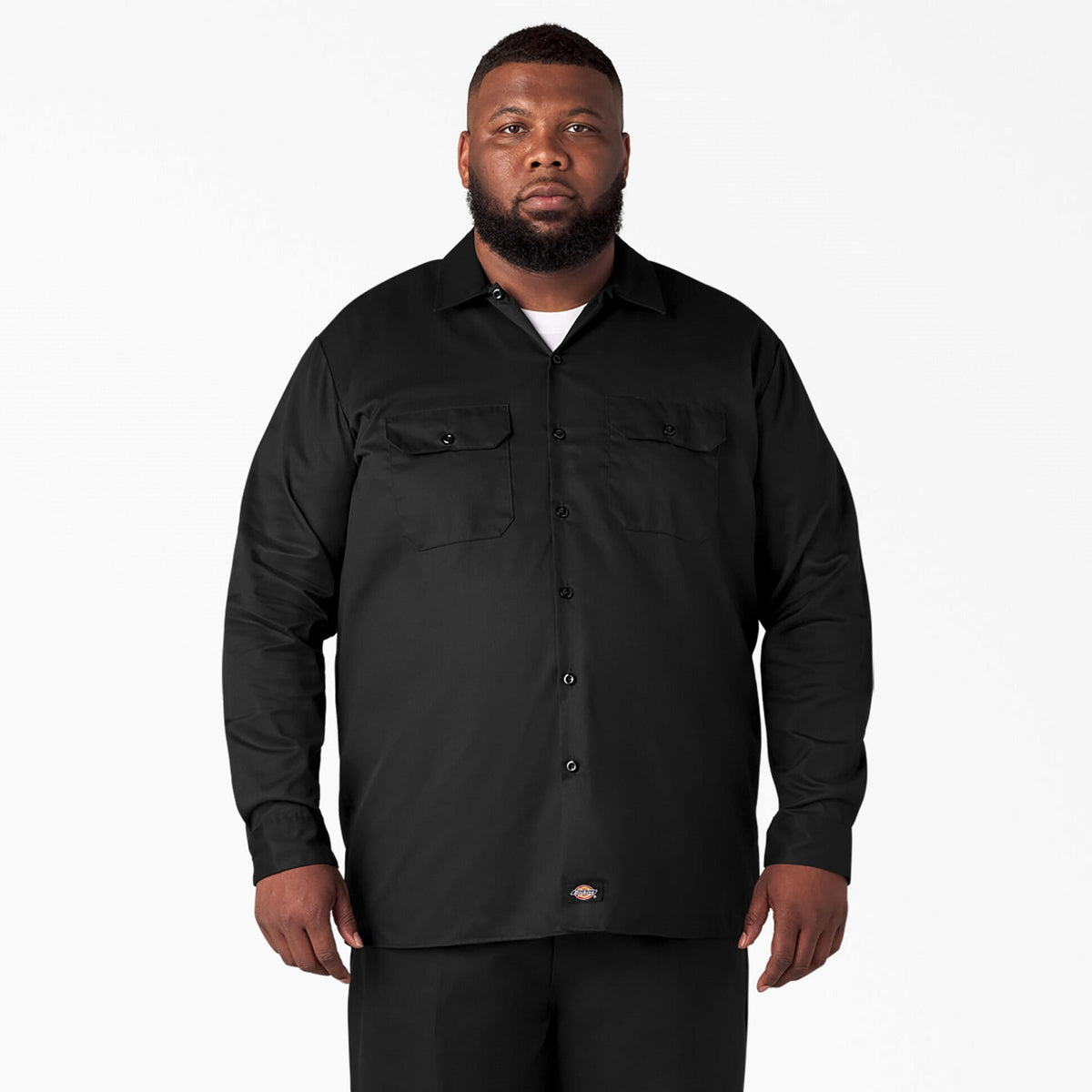 Dickies Men&#39;s Long Sleeve Button-Down Work Shirt - Work World - Workwear, Work Boots, Safety Gear