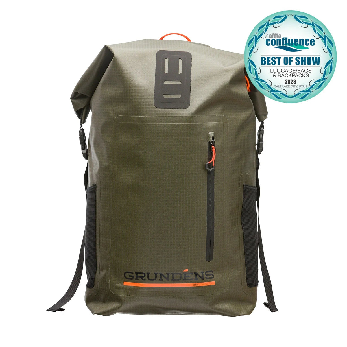 Grundéns Wayward Roll Top 38L Backpack Backpacks & Purses Grundens Deep Lichen Green OS