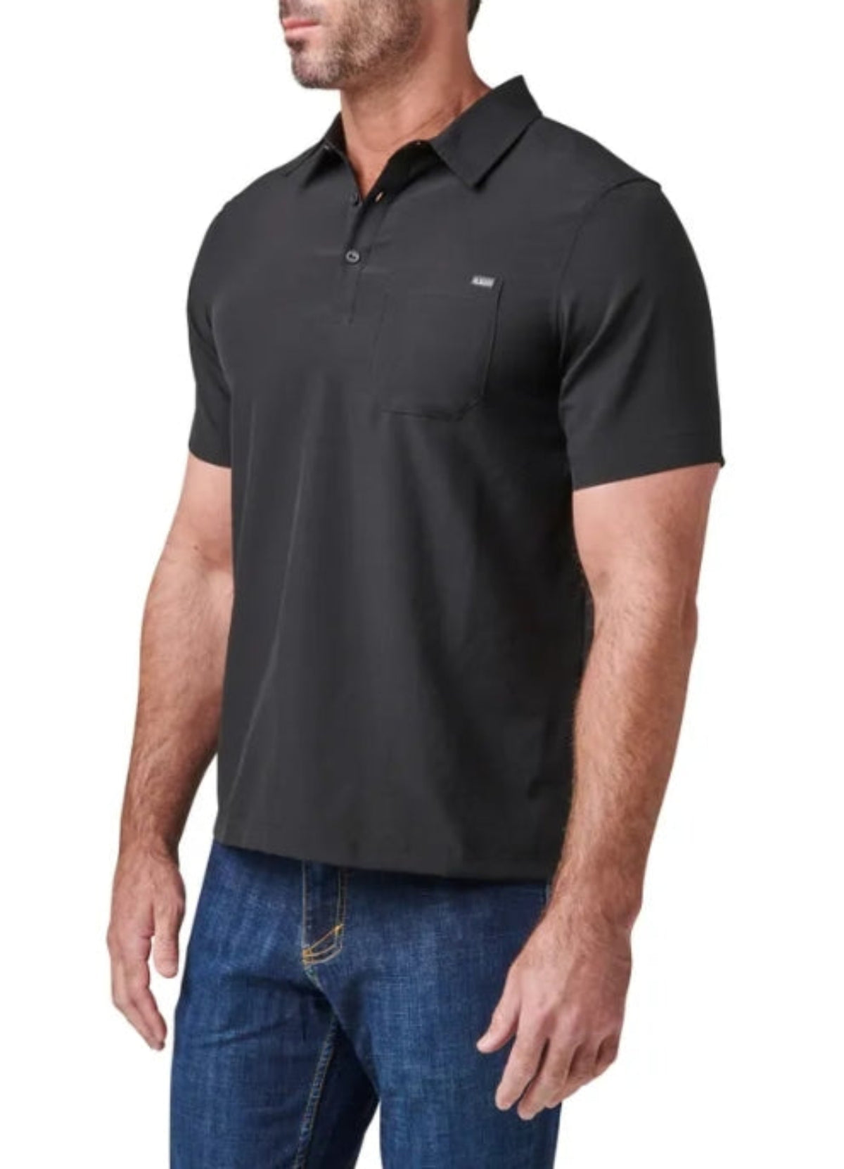 5.11 Tactical Men&#39;s Flex Chest Pocket Short Sleeve Polo Shirt - Work World - Workwear, Work Boots, Safety Gear