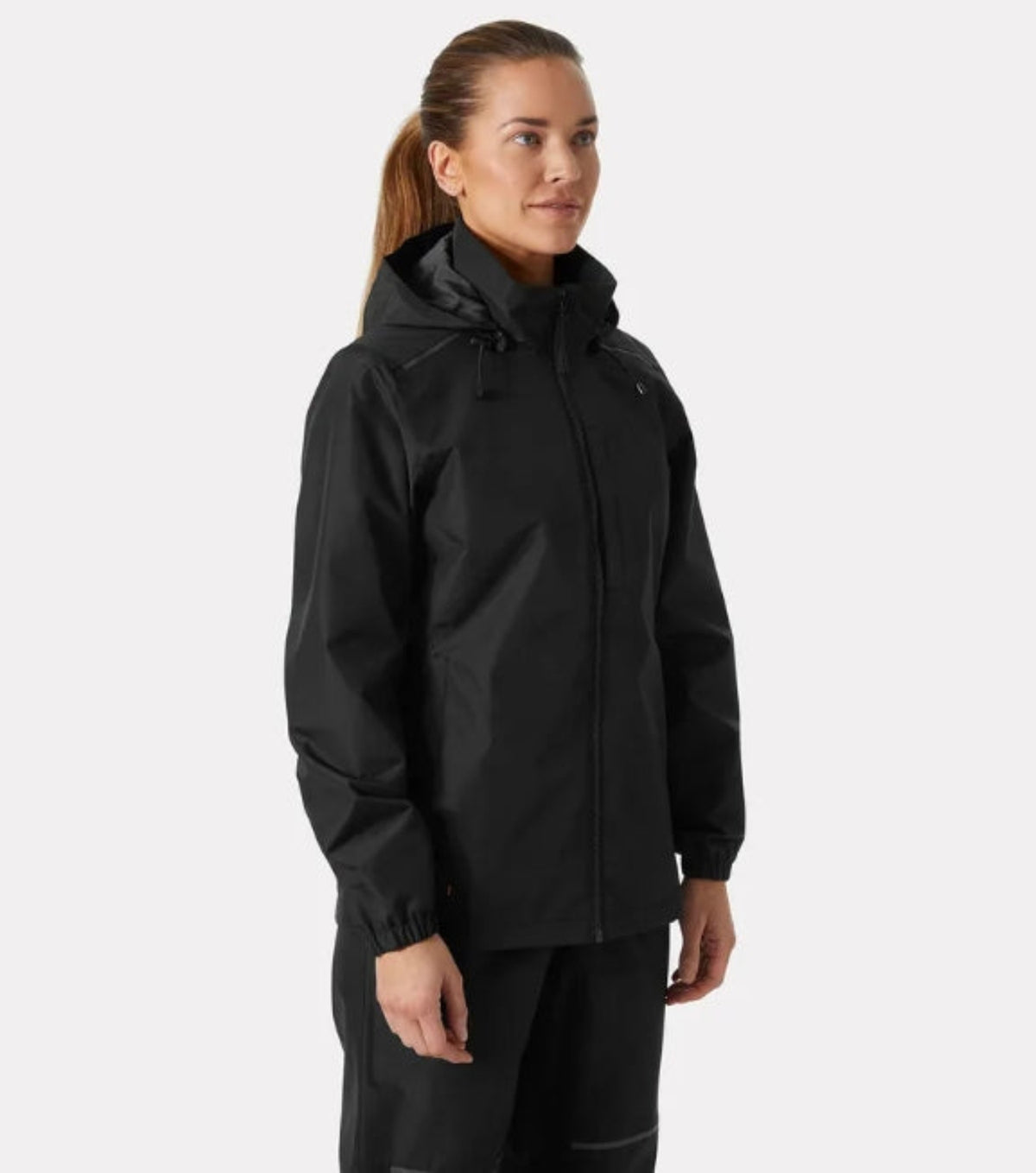 Helly Hansen Women's Manchester 2.0 Water Resistant Hooded Jacket Rainwear Helly Hansen Black 2XL Reg