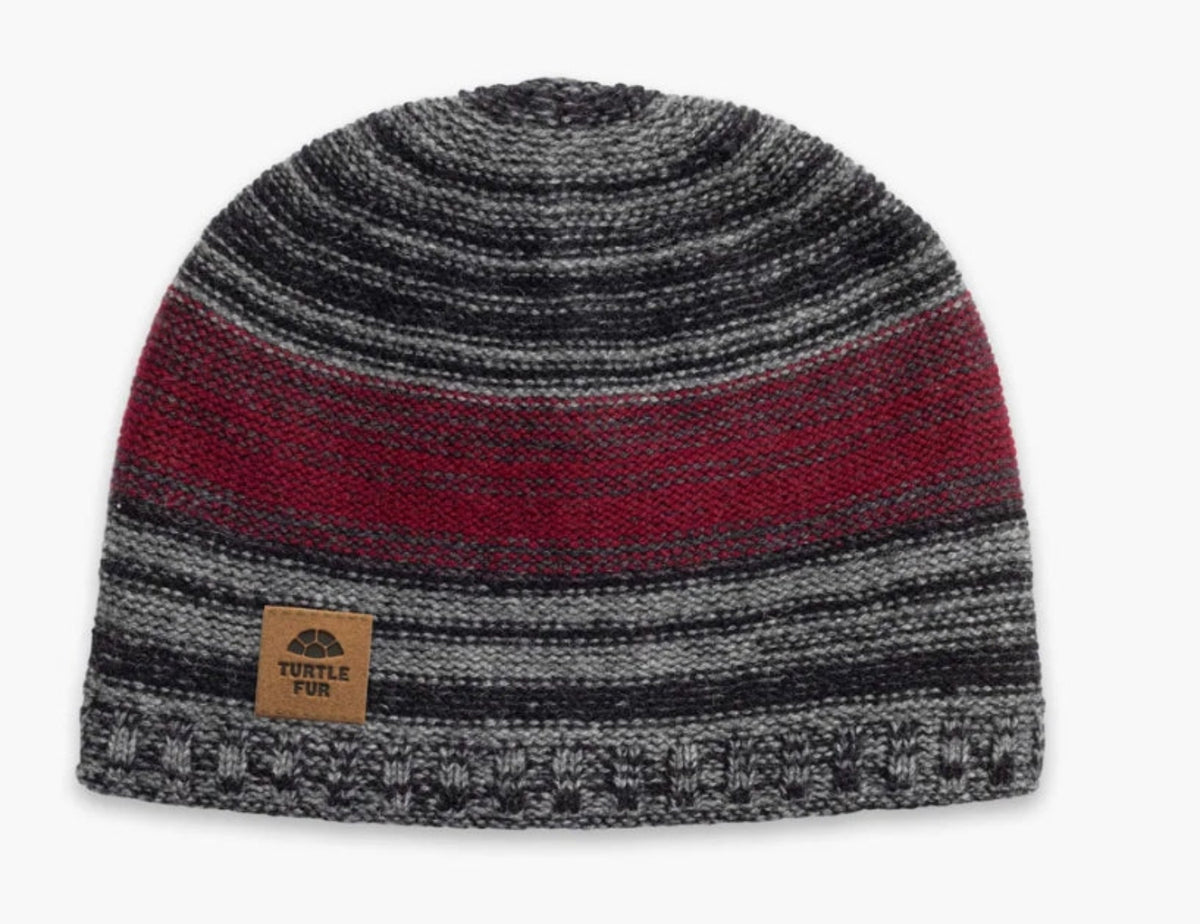 Turtle Fur Men's Rufus Lambswool Knit Beanie Hats & Caps Turtle Fur Carbon OS