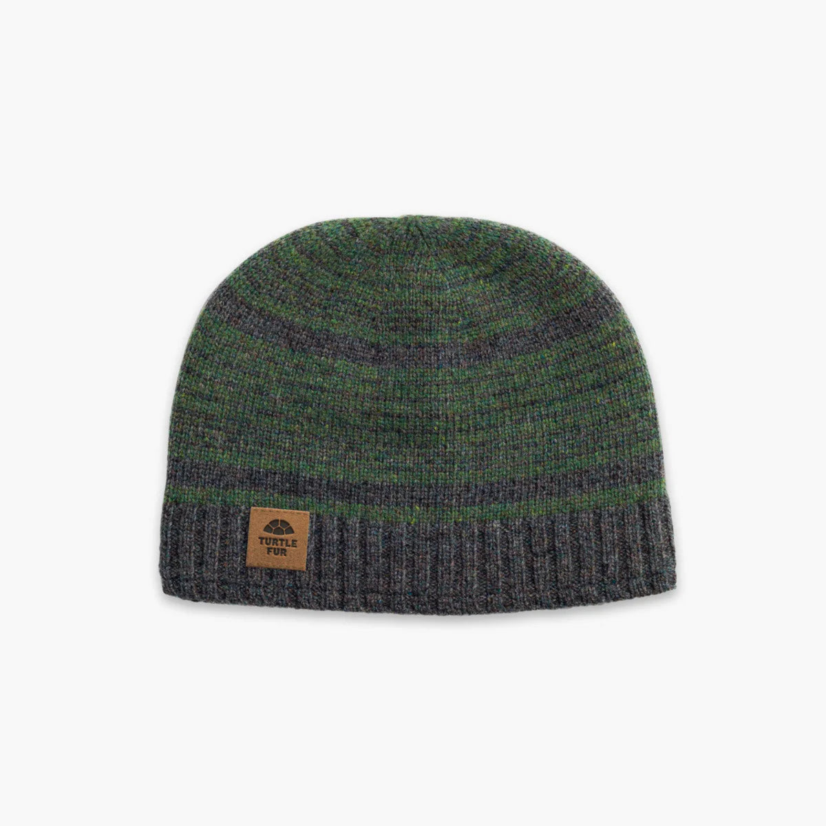 Turtle Fur Schist Lambswool Knit Beanie Hats & Caps Turtle Fur Dark Green OS