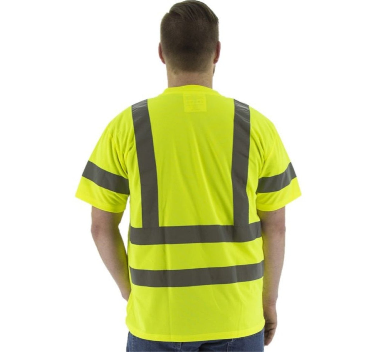 Majestic Men's Hi-Vis Short Sleeve Shirt T-Shirts Majestic