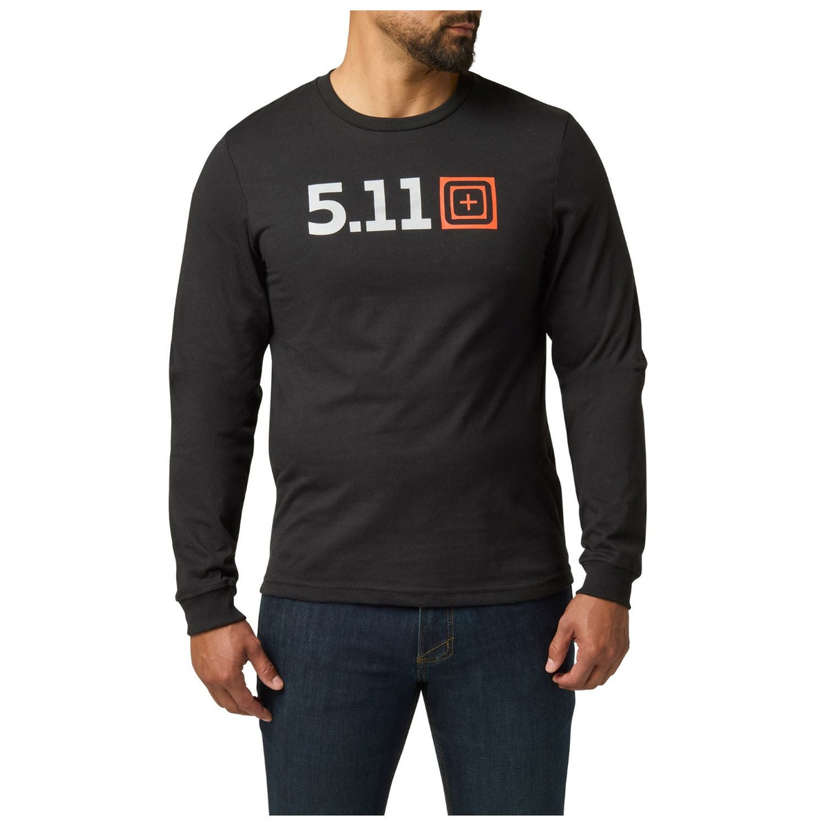 5.11 Tactical Men's 5.11® Scope Graphic Long Sleeve T-Shirt Long Sleeve T-Shirts 5.11 Tactical Black 2XL Reg