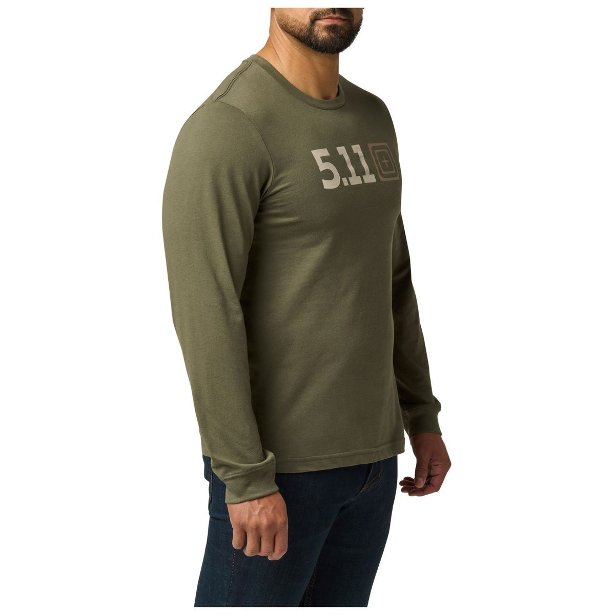 5.11 Tactical Men's 5.11® Scope Graphic Long Sleeve T-Shirt Long Sleeve T-Shirts 5.11 Tactical Ranger Green 2XL Reg