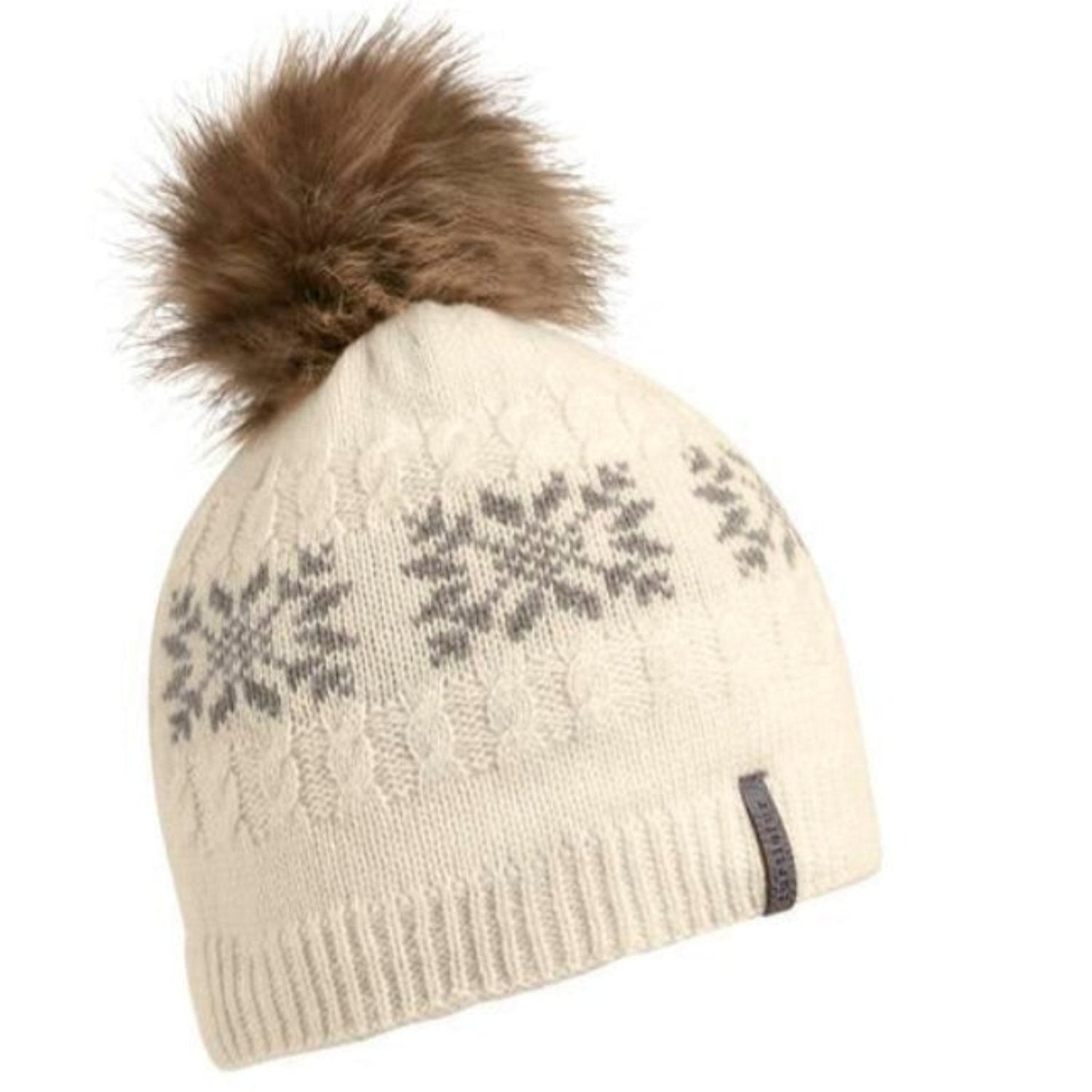 Turtle Fur Women's Lambswool Leira Snowflake Beanie - Work World - Workwear, Work Boots, Safety Gear