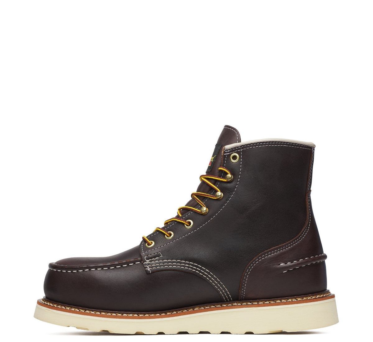 Thorogood Men's 1957 Series 6" Moc Toe Waterproof MAXWear Wedge Steel Toe Boot Work Boots Thorogood