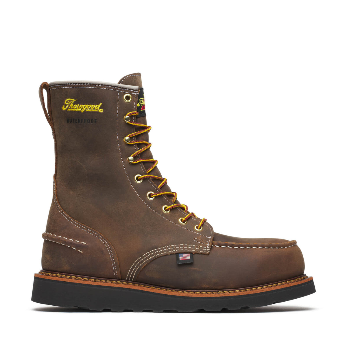 Thorogood Men&#39;s 1957 Series Wedge 8&quot; Waterproof Moc Toe Steel Toe Boot - Work World - Workwear, Work Boots, Safety Gear