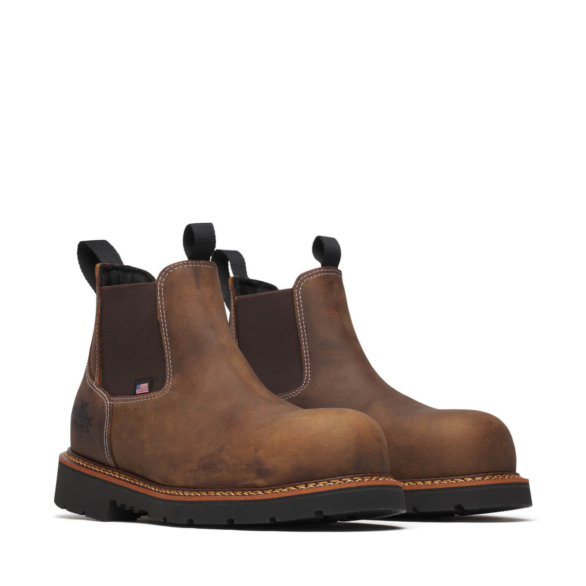 Thorogood Men's American Heritage 6" EH Comp Toe Chelsea Boot Work Boots Thorogood