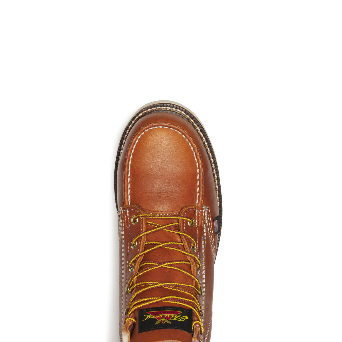 Thorogood Men&#39;s American Heritage MAXWear Wedge 6&quot; Steel Toe Work Boot_Tobacco - Work World - Workwear, Work Boots, Safety Gear