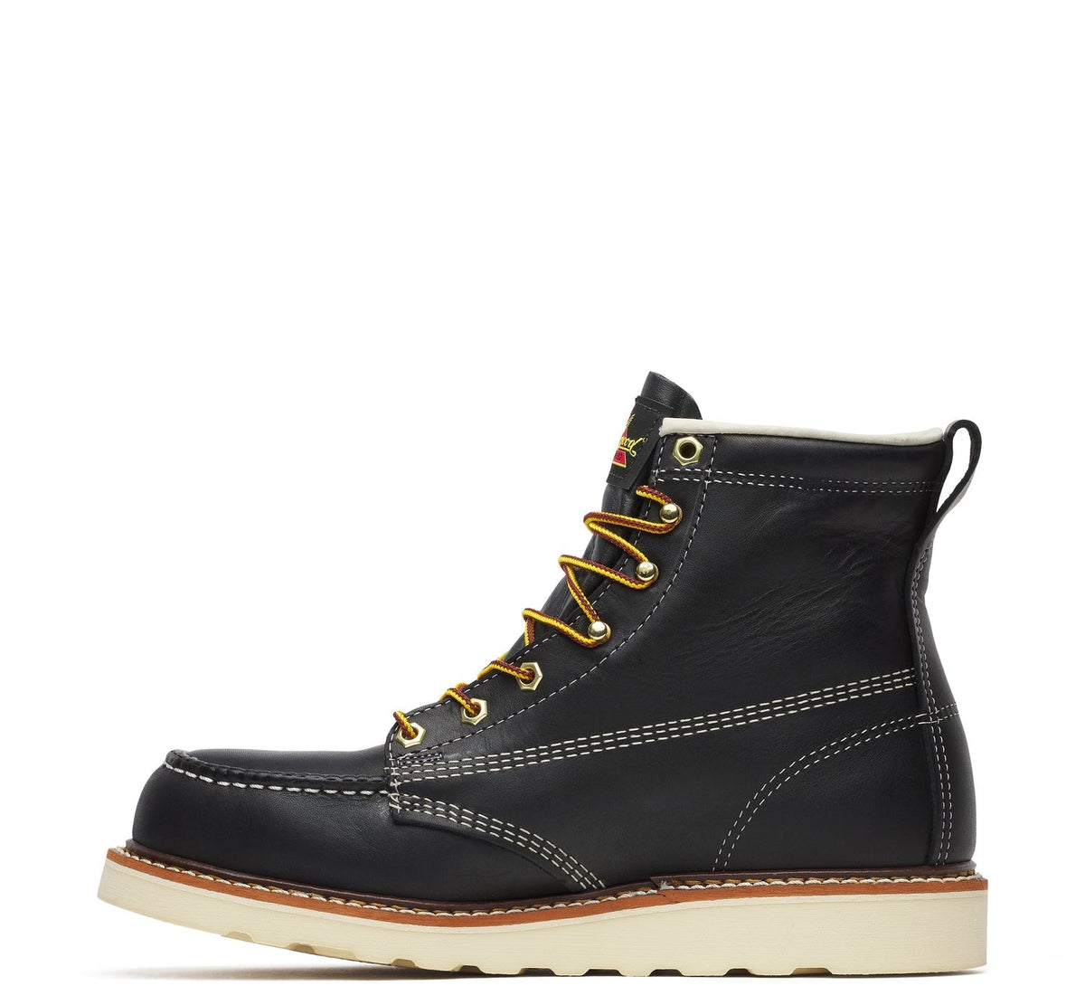 Thorogood Men's American Heritage MAXWear Wedge™ 6" Steel Toe Work Boot_Black Work Boots Thorogood