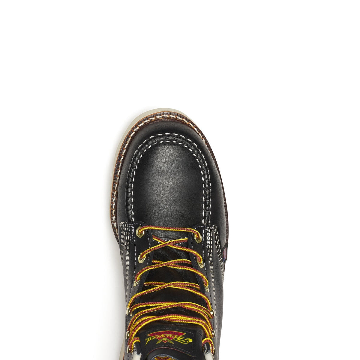 Thorogood Men's American Heritage MAXWear Wedge™ 6" Steel Toe Work Boot_Black Work Boots Thorogood