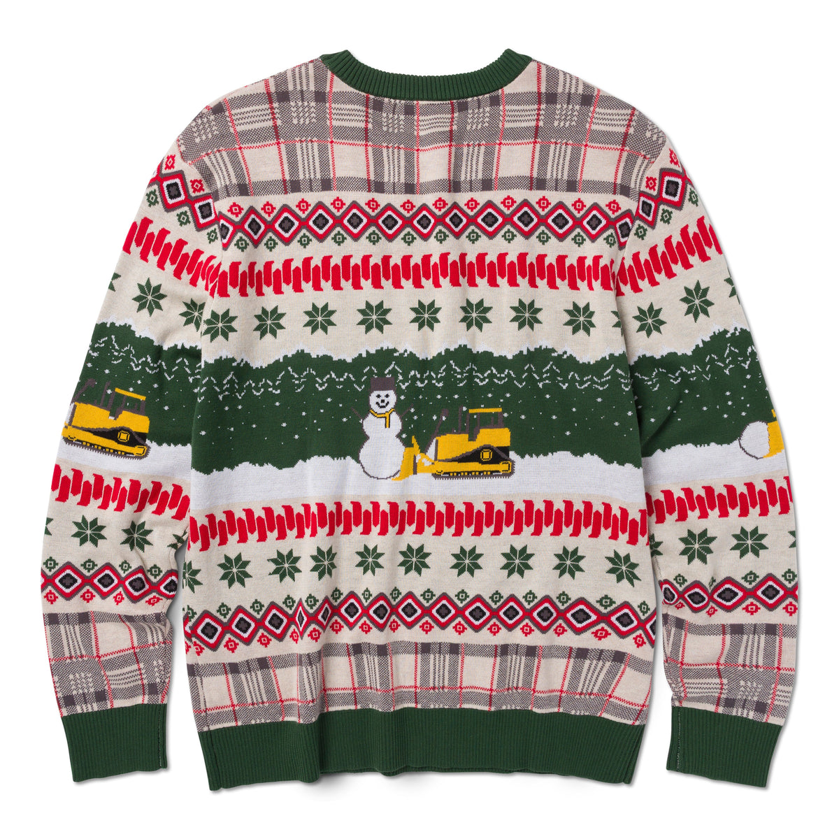 CAT Snowdozer Graphic Christmas Sweater Sweatshirts & Hoodies CAT