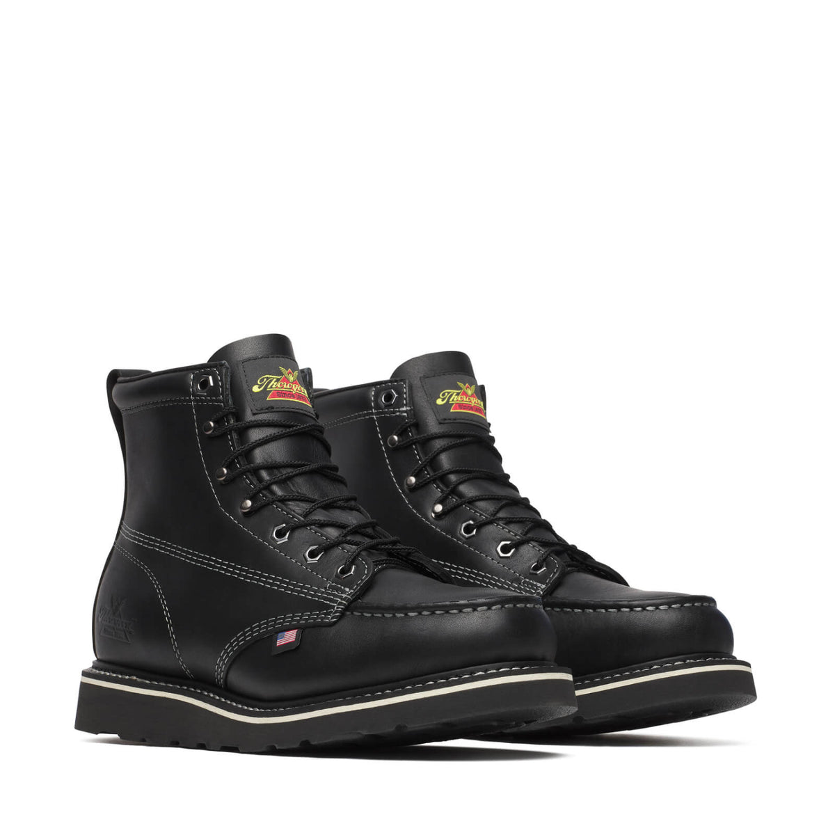 Thorogood Men&#39;s American Heritage Midnight 6&quot; EH Moc Toe Boot - Work World - Workwear, Work Boots, Safety Gear