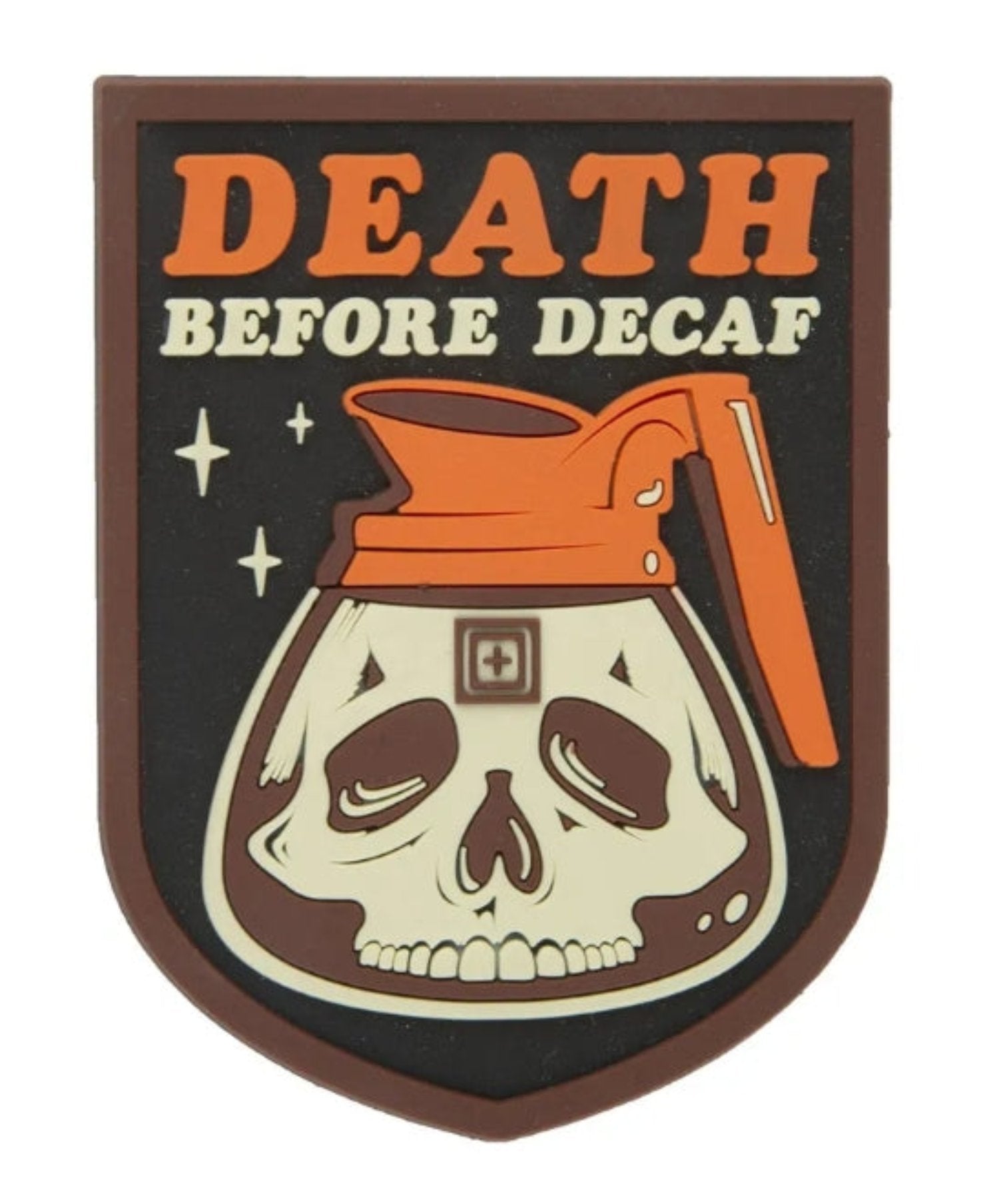 5.11 Tactical "Death Before Decaf" Patch - Work World - Workwear, Work Boots, Safety Gear