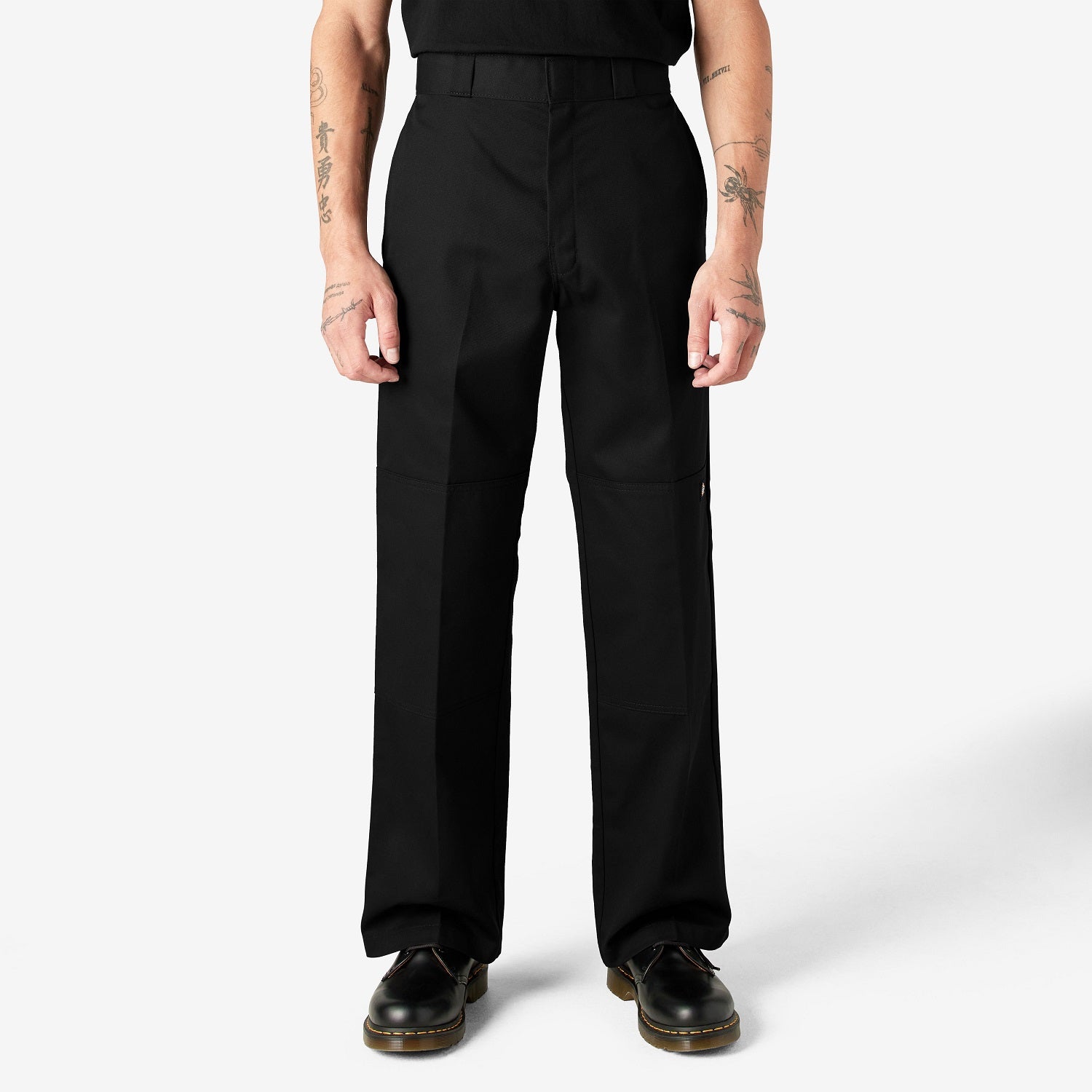 Dickies Men's Loose Fit Twill Double Knee Work Pant_Black - Work World - Workwear, Work Boots, Safety Gear