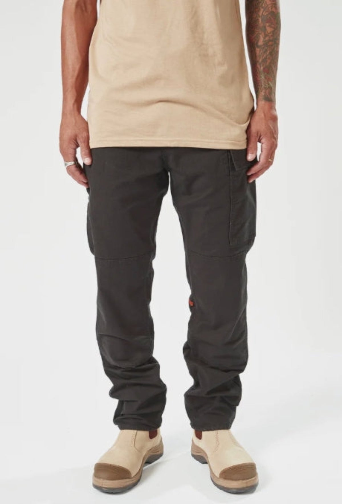 Volcom Men's Caliper Straight Leg Stretch Cargo Work Pant Pants Volcom Black 30 Reg