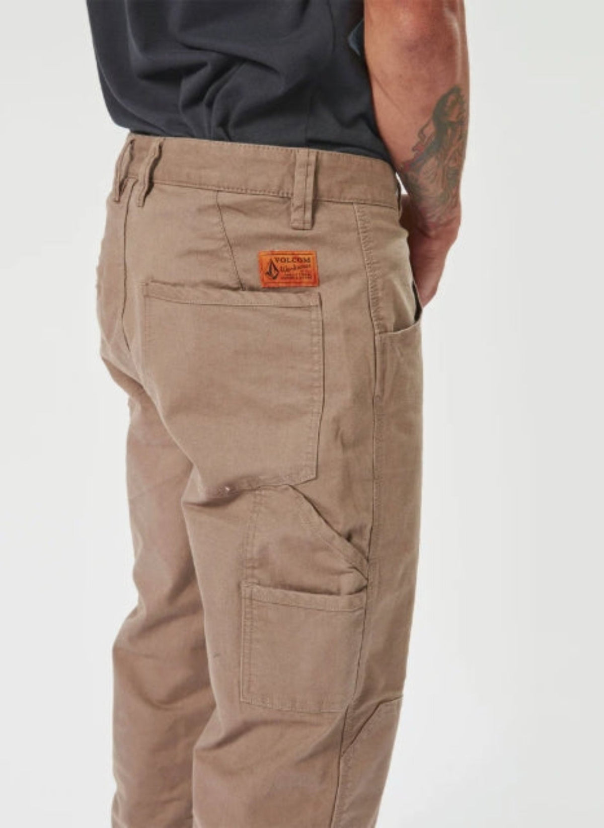 Volcom Men's Caliper Straight Leg Stretch Cargo Work Pant Pants Volcom