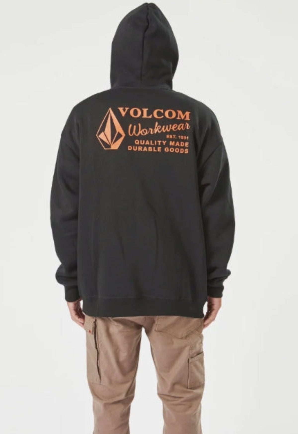 Volcom Men's Logo Graphic Fleece Pullover Hoodie Sweatshirts & Hoodies Volcom
