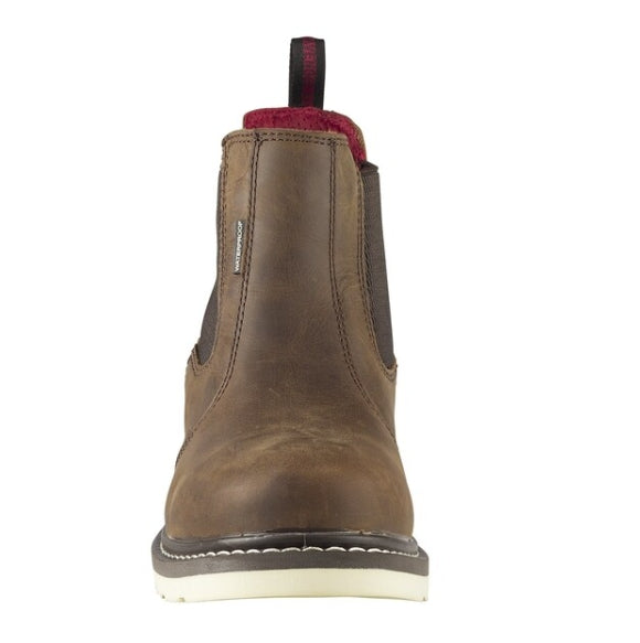 Avenger Men's Mid Waterproof Wedge Chelsea Boot Work Shoes Avenger