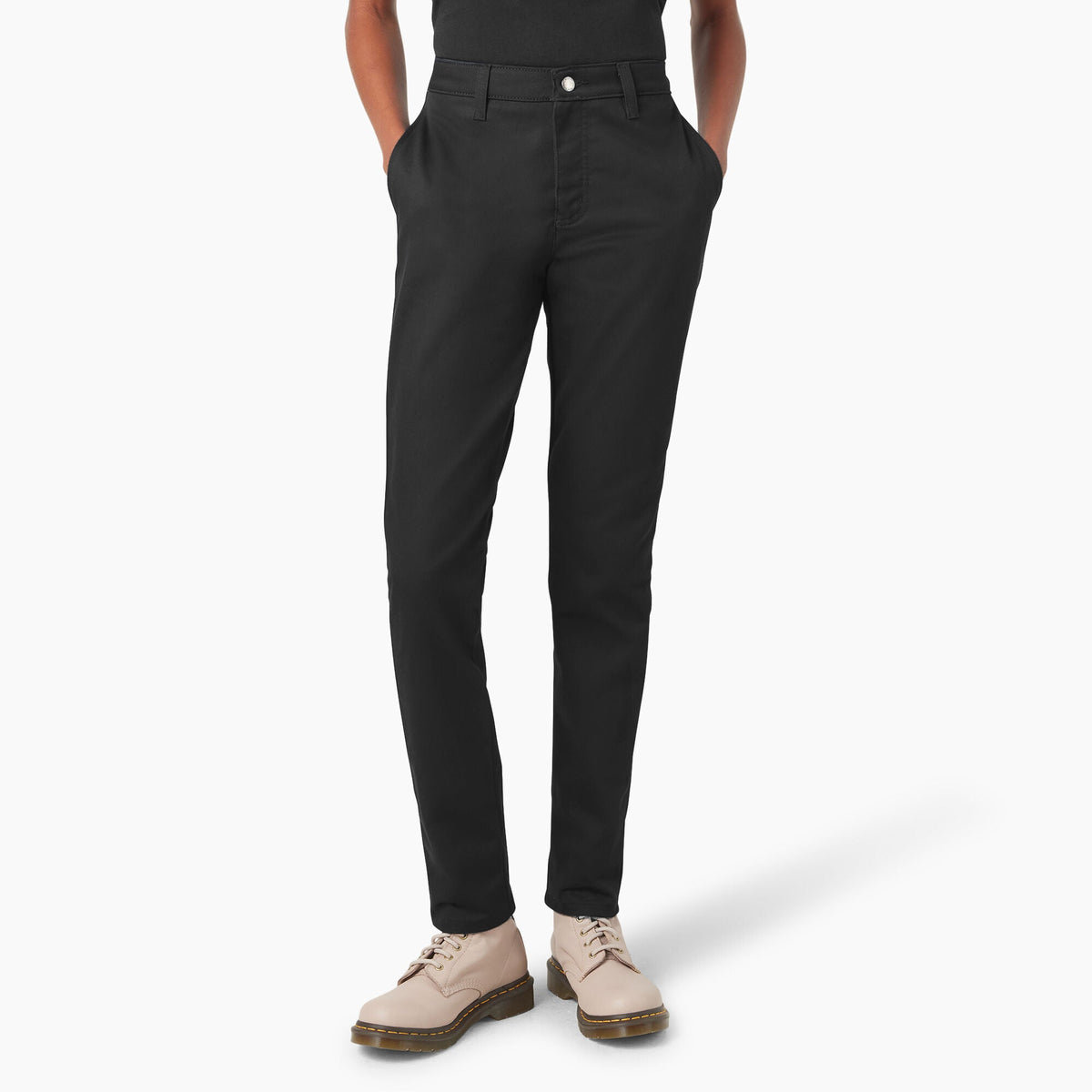 Dickies Women's Super Flex Skinny Leg Work Pant Pants Dickies Black 24 Reg