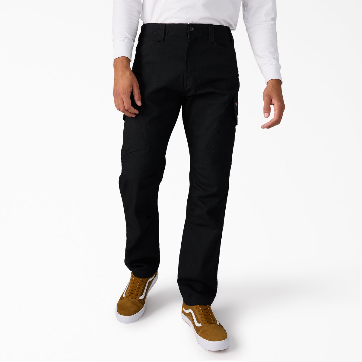 Dickies Men's Tradebuilt Duck Canvas Inset Cargo Pant Pants Dickies Black 30 30 Inseam