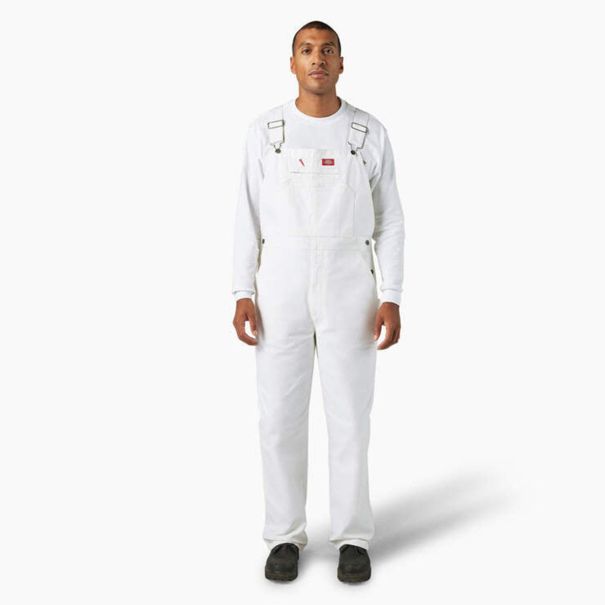 Dickies Men's Utility Painter Bib Overall Bibs & Overalls Dickies White 28 30 Inseam
