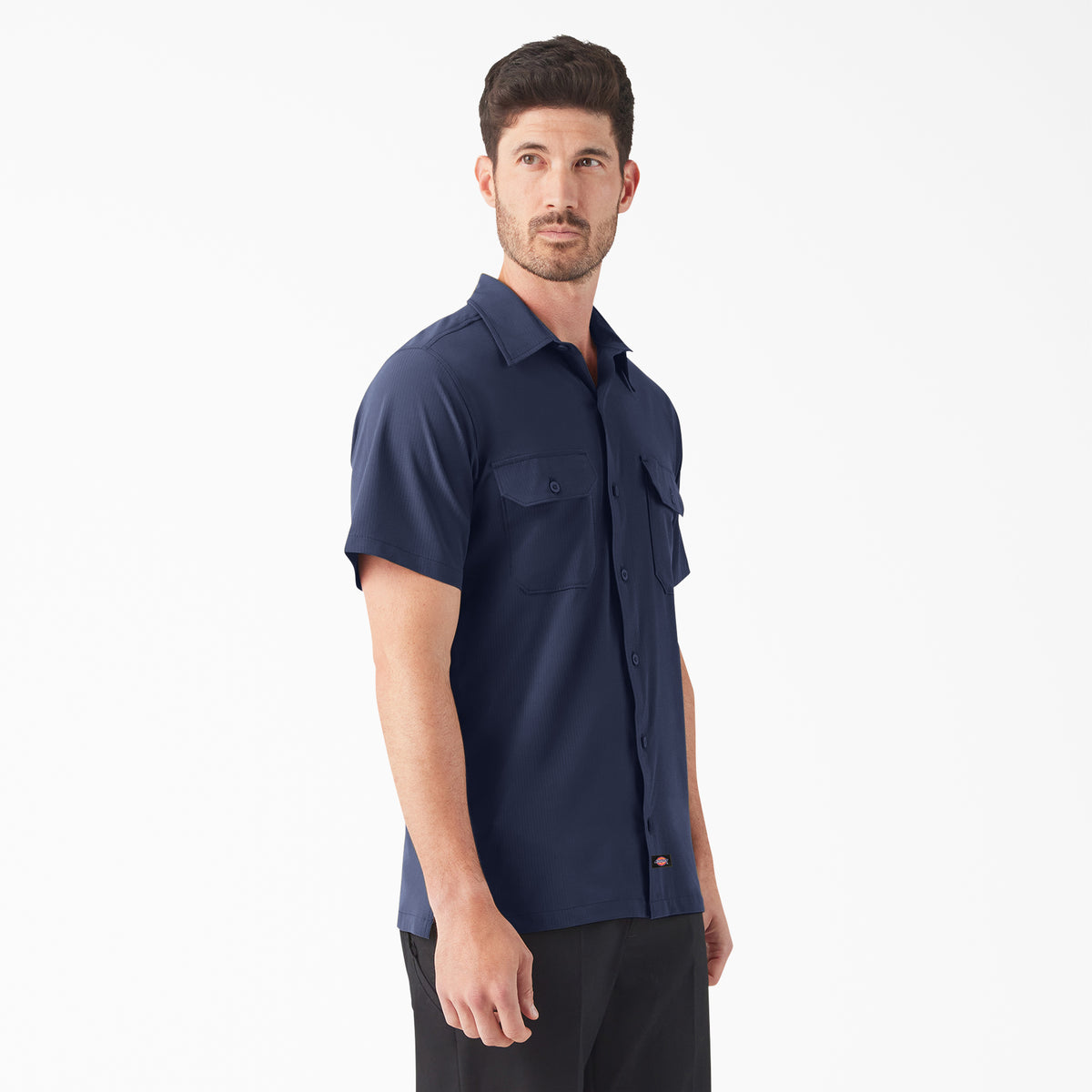 Dickies Men&#39;s Performance Button-Down Short Sleeve Work Shirt - Work World - Workwear, Work Boots, Safety Gear