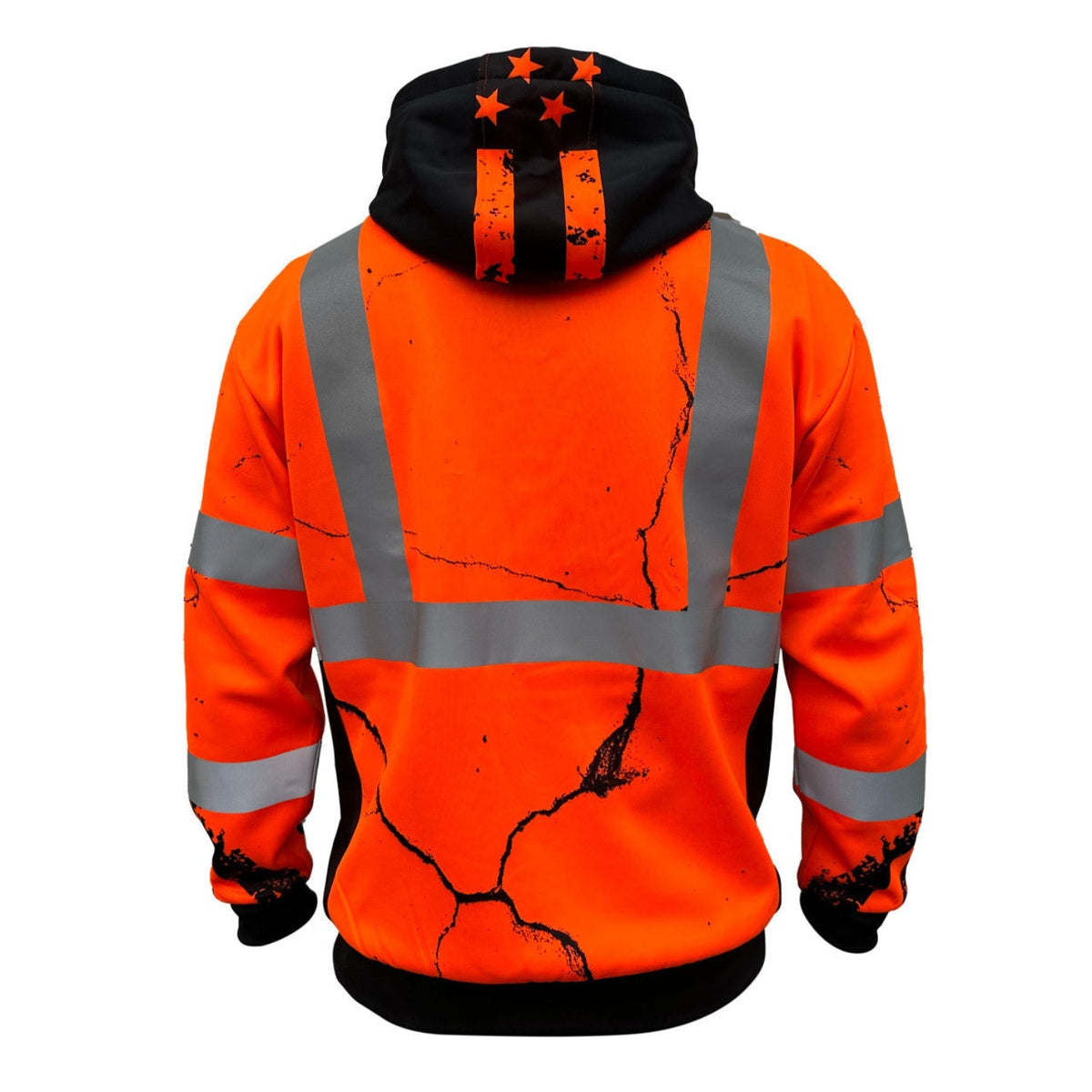 SafetyShirtz SS360 C3 American Grit Hi-Vis Hoodie Sweatshirts & Hoodies SafetyShirtz