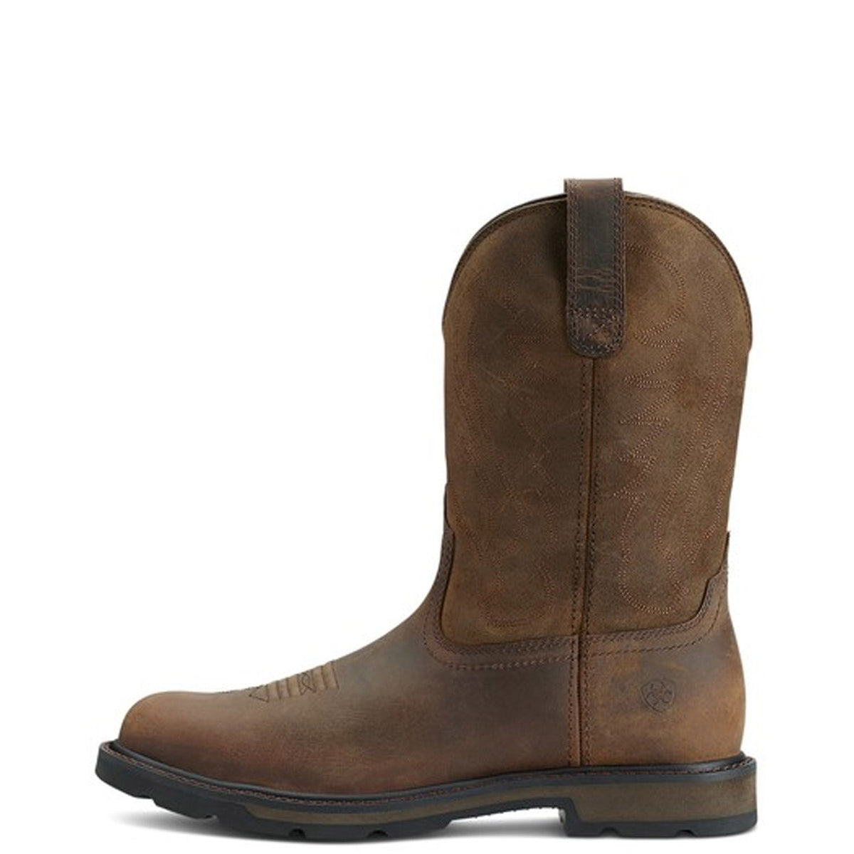 Ariat Men's Groundbreaker Pull-On Boot Work Boots Ariat Brown 10 2E