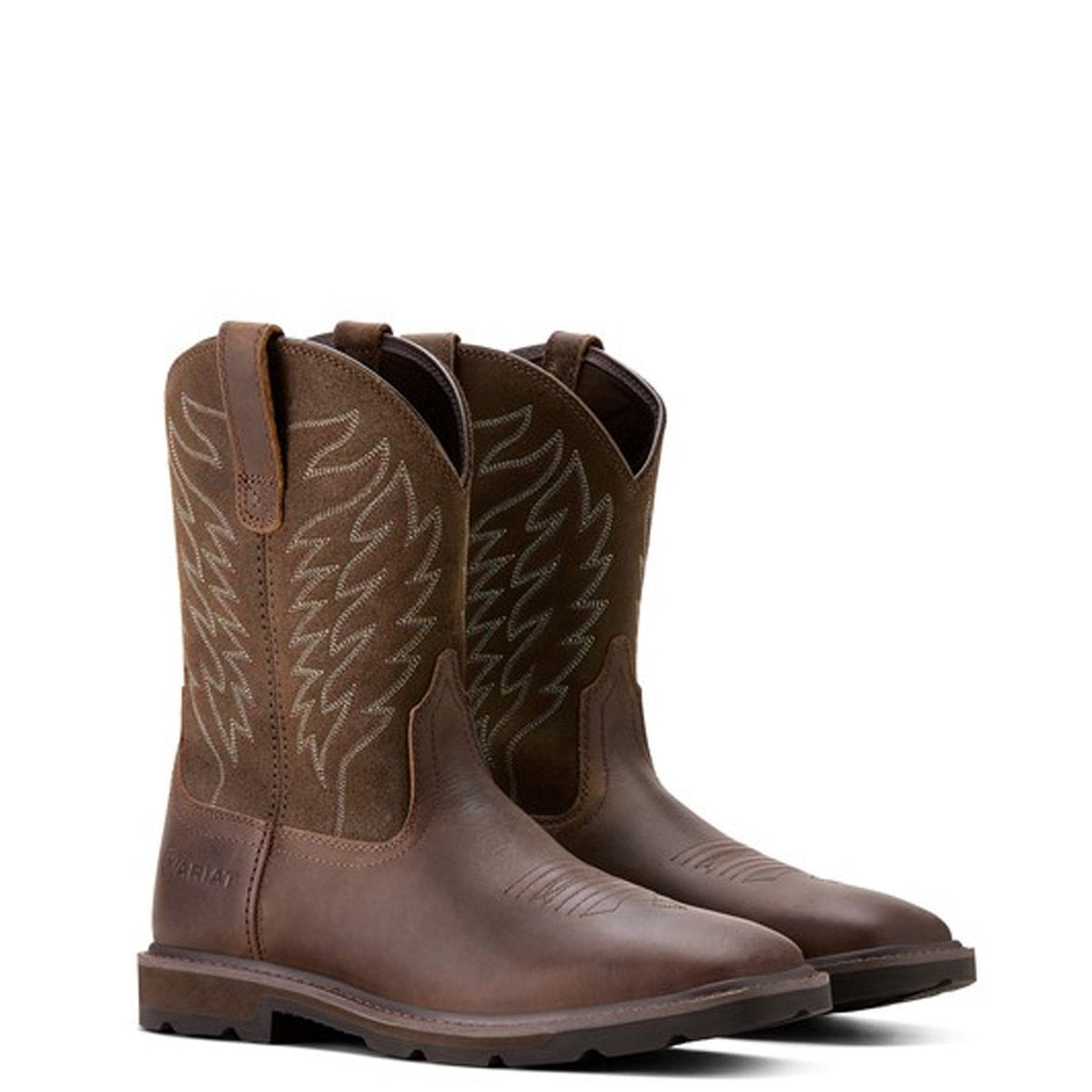 Ariat Men's Groundbreaker Square Toe Western Boot Work Boots Ariat