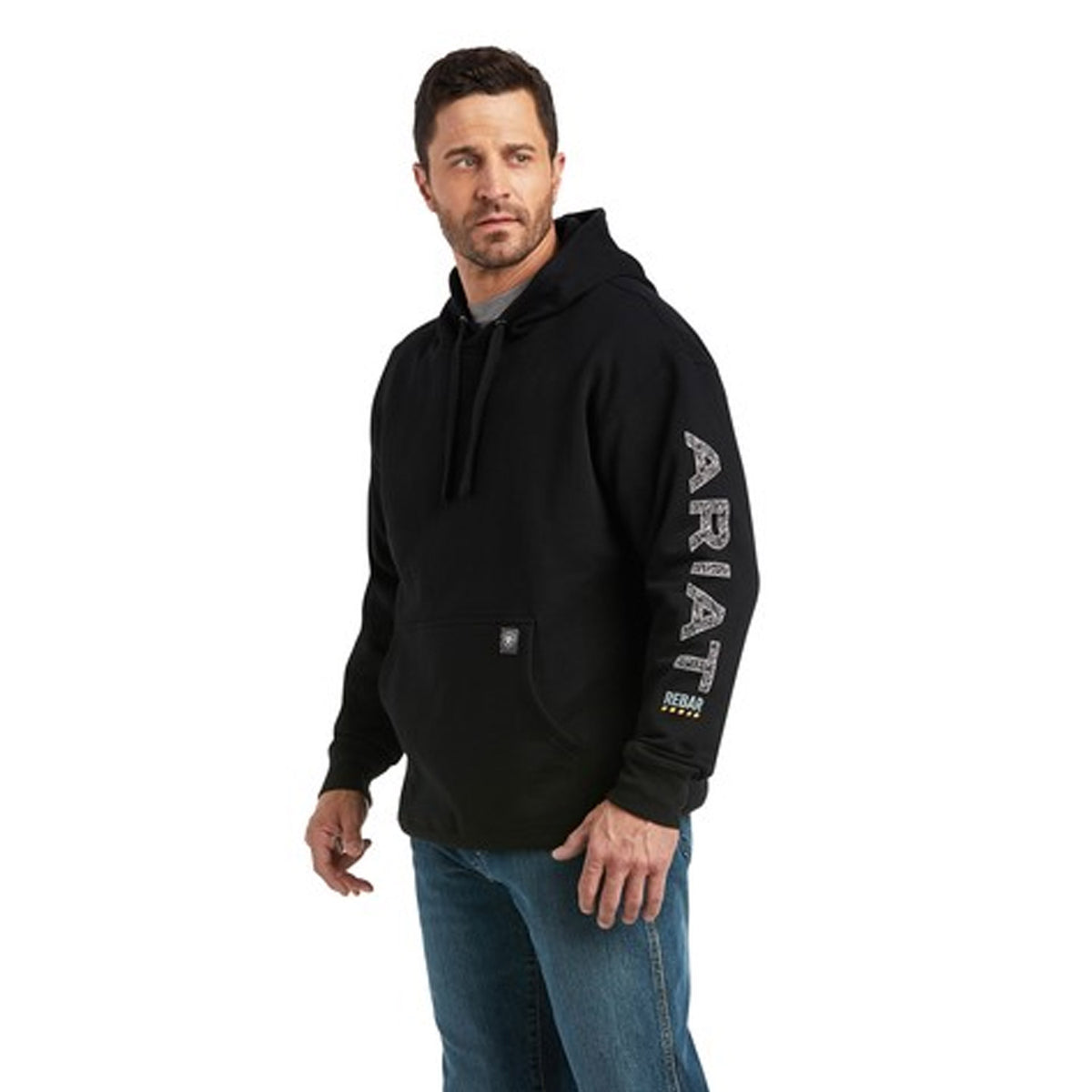 Ariat Men&#39;s Rebar Roughneck Pullover Hoodie - Work World - Workwear, Work Boots, Safety Gear