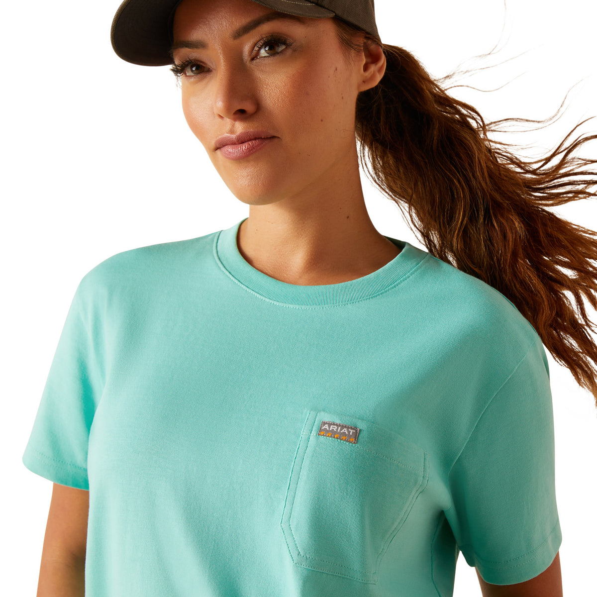 Ariat Women&#39;s Rebar™ CottonStrong™ Pocket T-Shirt - Work World - Workwear, Work Boots, Safety Gear