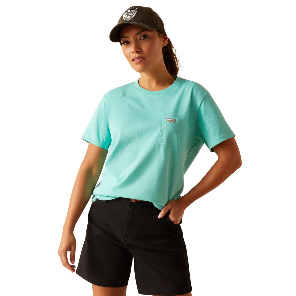 Ariat Women&#39;s Rebar CottonStrong Pocket T-Shirt - Work World - Workwear, Work Boots, Safety Gear